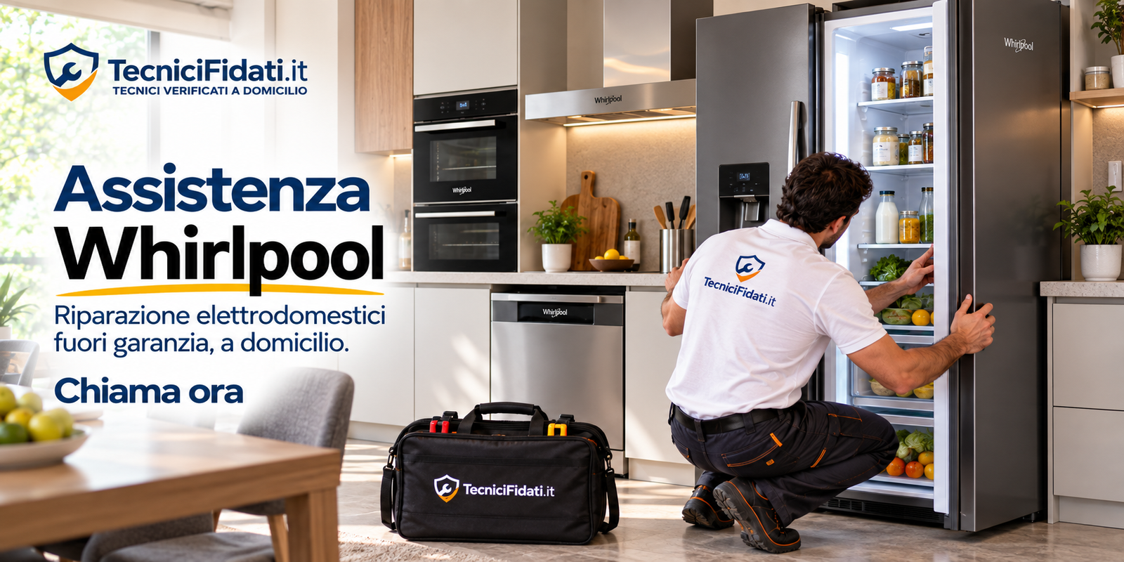 Assistenza elettrodomestici Whirlpool fuori garanzia a domicilio