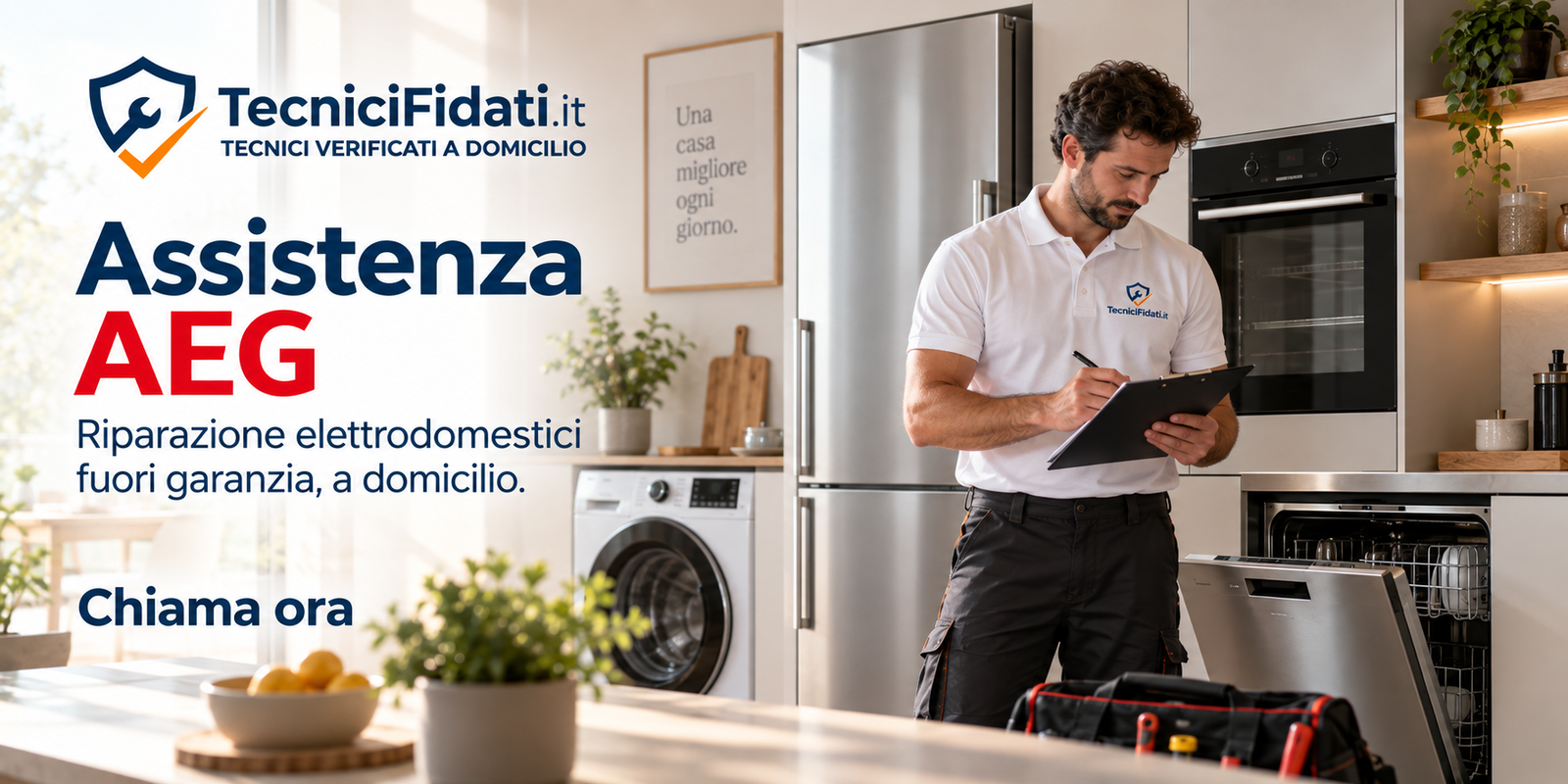 Assistenza elettrodomestici AEG fuori garanzia a domicilio