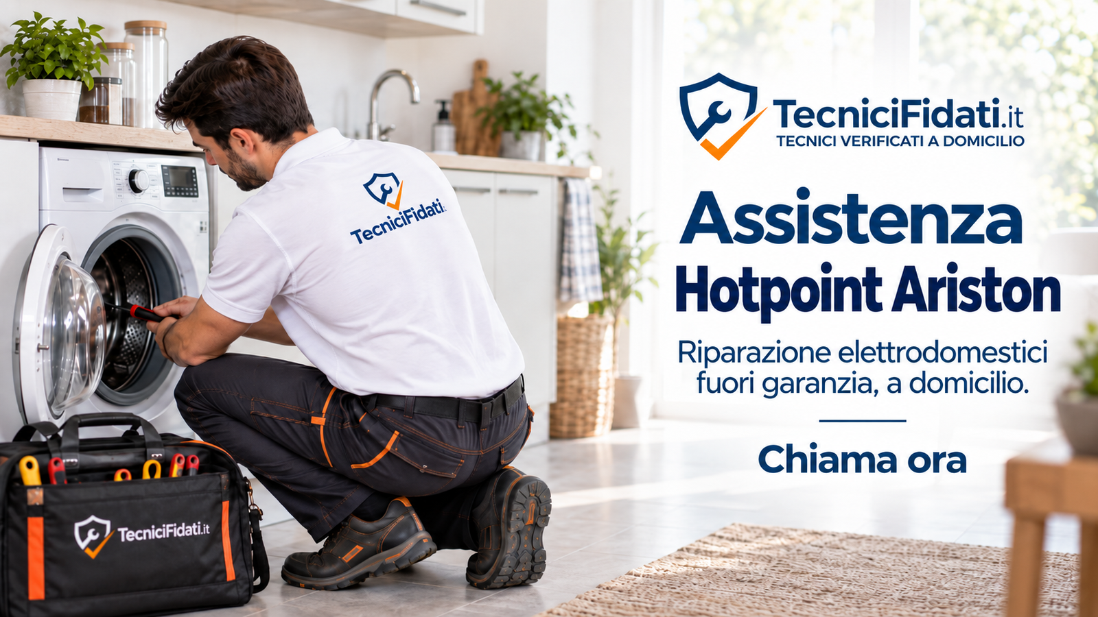 Assistenza elettrodomestici Hotpoint-Ariston fuori garanzia a domicilio