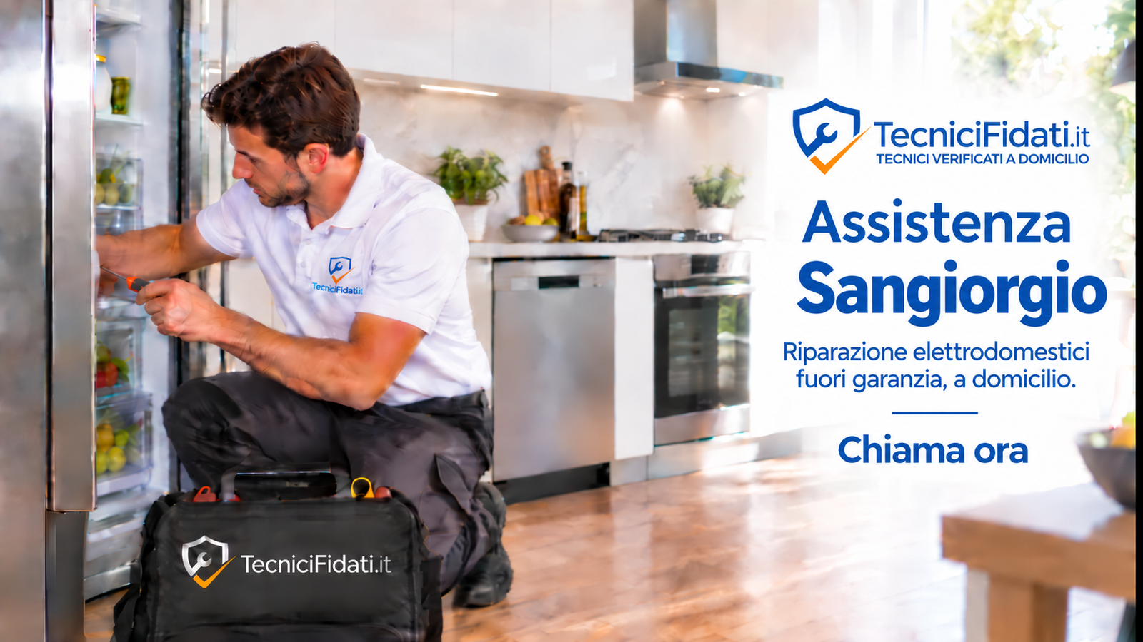 Assistenza elettrodomestici Sangiorgio fuori garanzia a domicilio